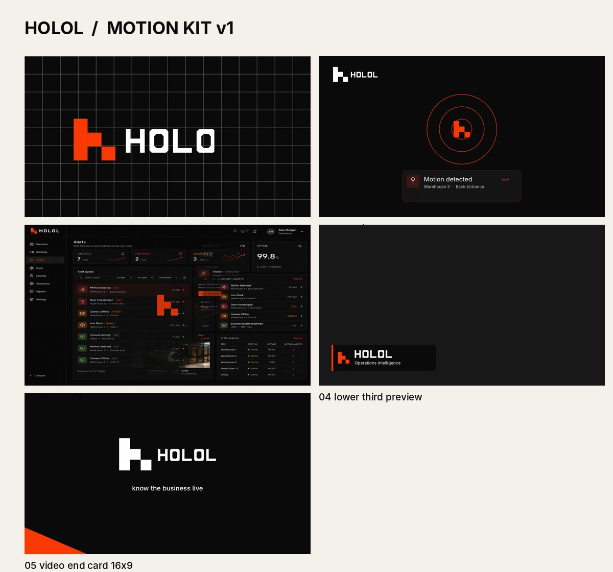 Holol motion kit preview